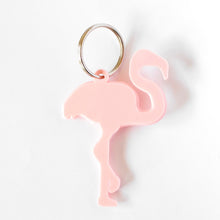 Cargar imagen en el visor de la galería, Flamenco Domingo Pink Keychain