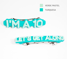 Cargar imagen en el visor de la galería, Hairpins - Uno o Dos Pasadores Multicolor Personalizados