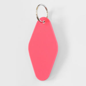 Coral Tipi Keychain & Monstera Leaf