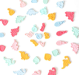 Charms y/o Letras Personalizados - Keychain (Dos, Tres o Cuatro)