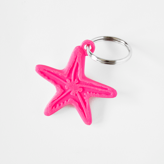 Starfish Keychain Medium + Elige tu color