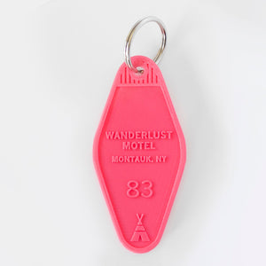 Coral Tipi Keychain & Monstera Leaf