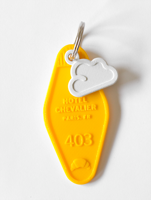 Chevalier in the Sky Keychain