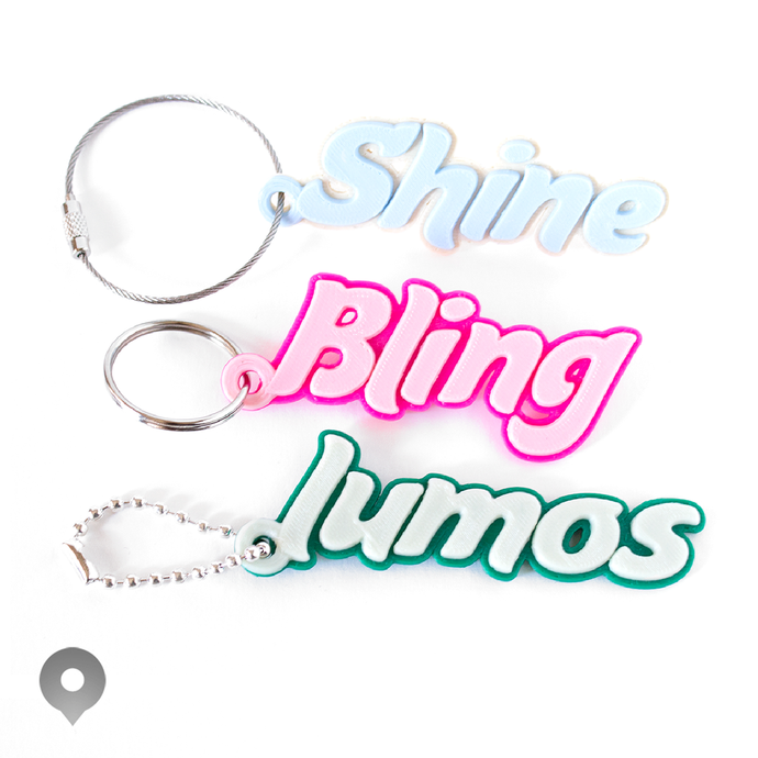 Lettering Personalizado Rígido Multicolor