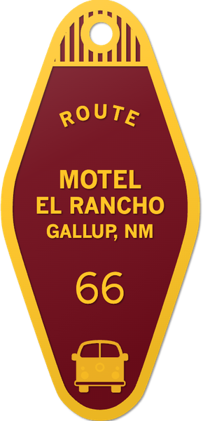 Motel negro y amarillo